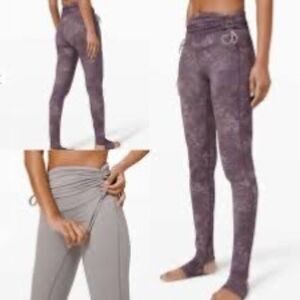 Lululemon Reversible Hug Your Core Super High Rise Tight 28" Sz 6